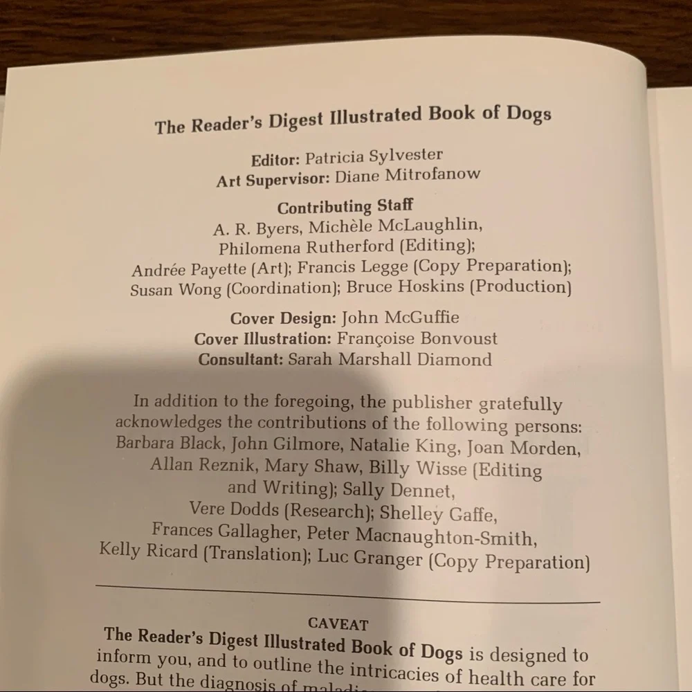 The Reader's Digest Illustrated Book Of Dogs Vintage Hardcover